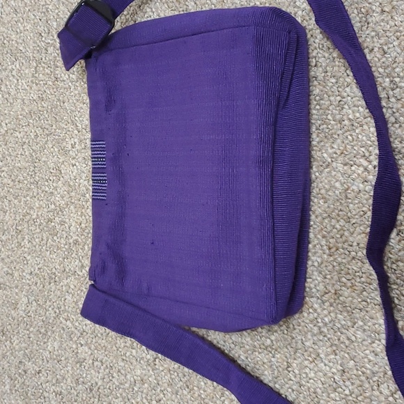 Purple Hand Loomed Purse - Picture 7 of 9